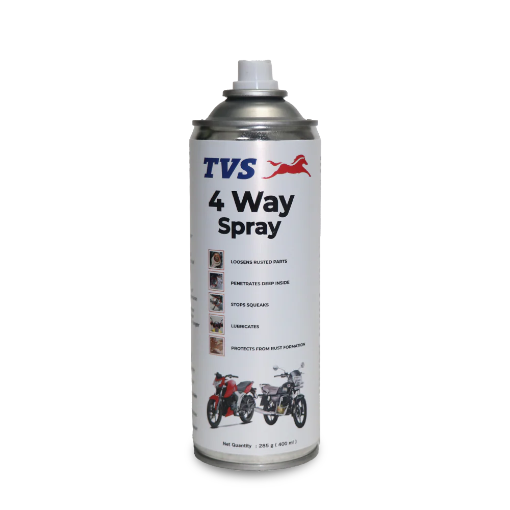 TVS 4 Way Spray 400ML – Ultimate Rust & Corrosion Protection for Motorcycles - Image 3