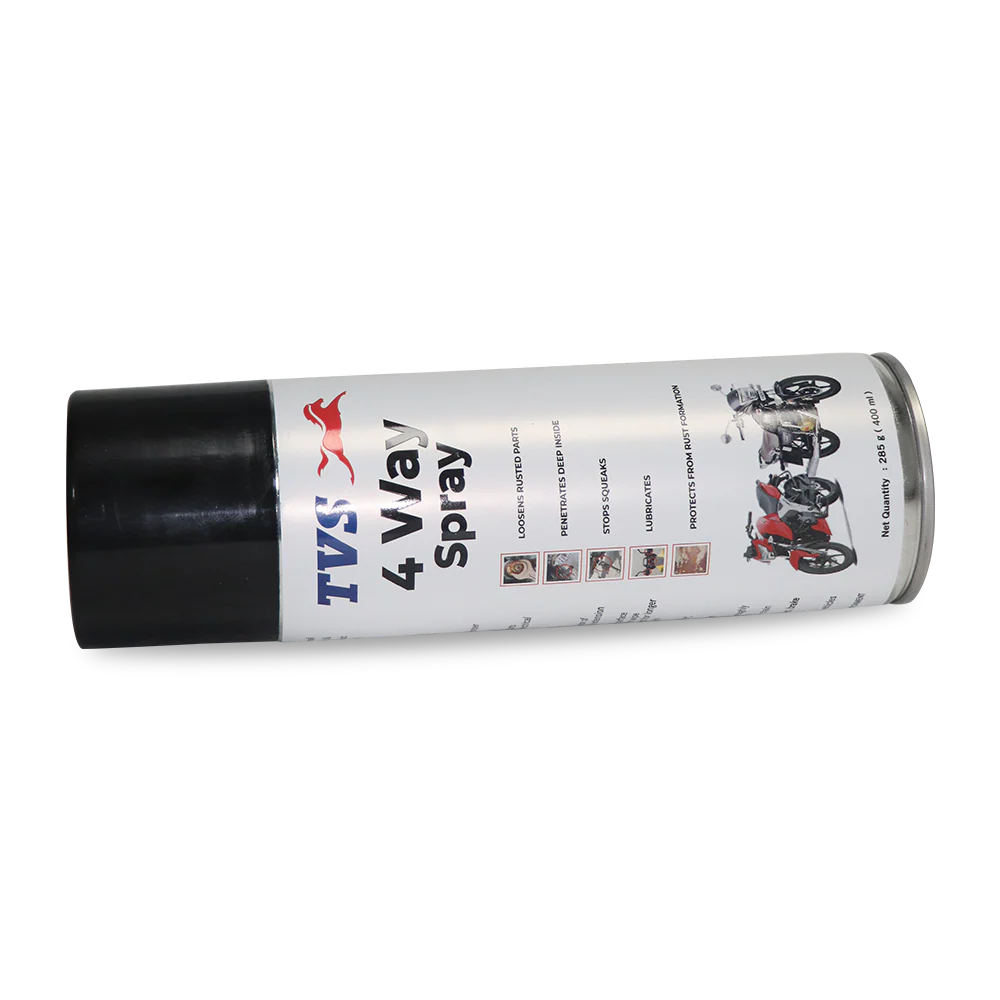 TVS 4 Way Spray 400ML – Ultimate Rust & Corrosion Protection for Motorcycles - Image 4