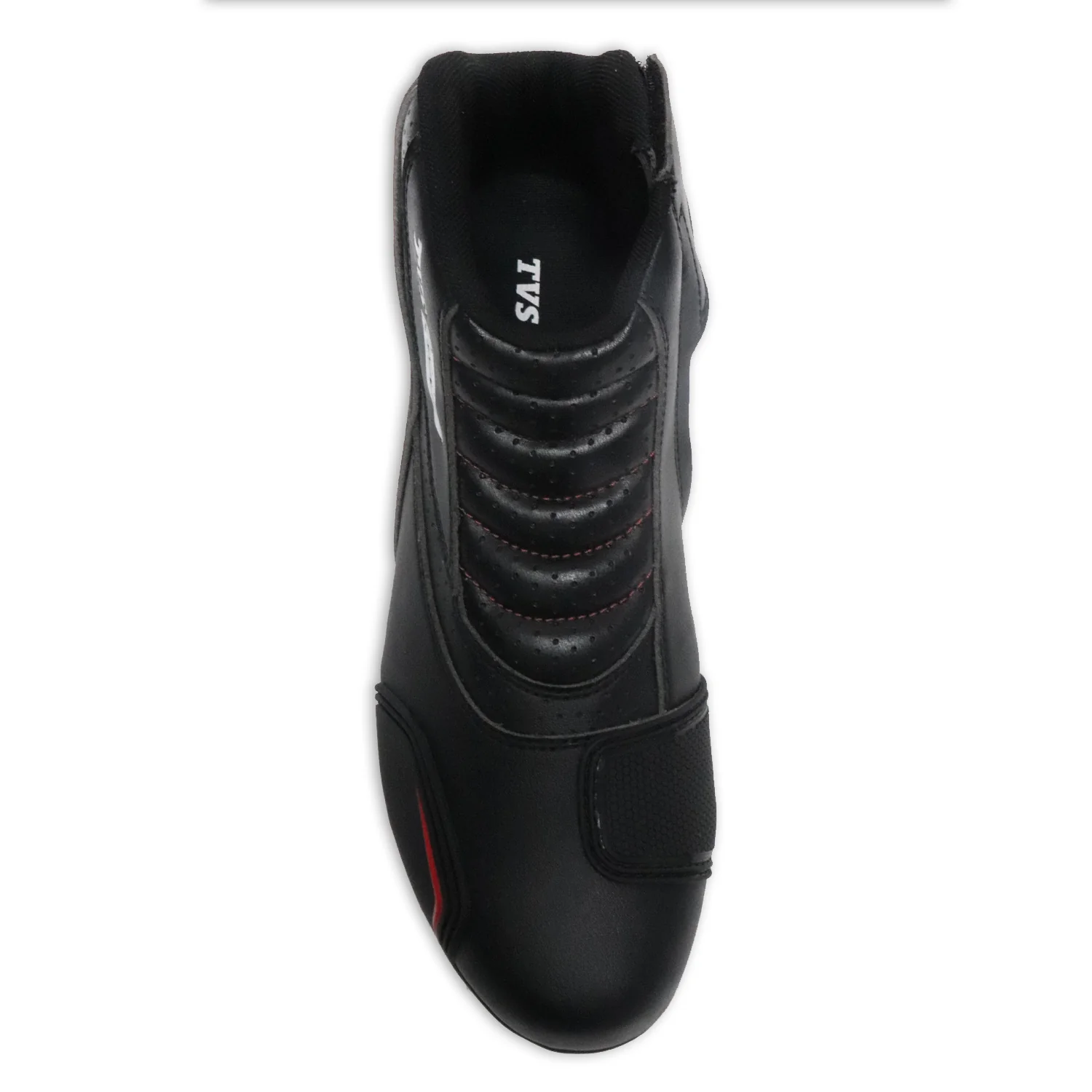 TVS Racing Ankle Length Slip-On Riding Boots for Men - Waterproof & Reflective Biker Shoes - Image 4