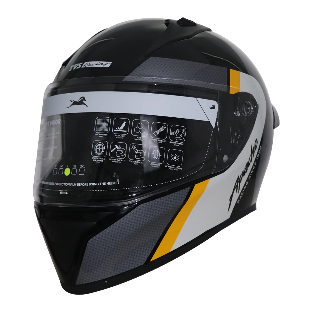 APACHE Full Face Helmet for Men | Superior Ventilation & Maximum Protection - Image 5