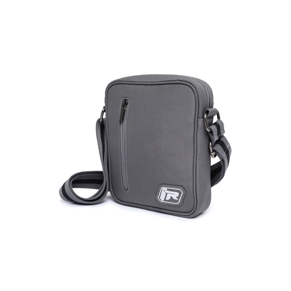 TVS Ronin Canvas Cross Bag - Grey, Durable & Stylish with Adjustable Strap - Image 4