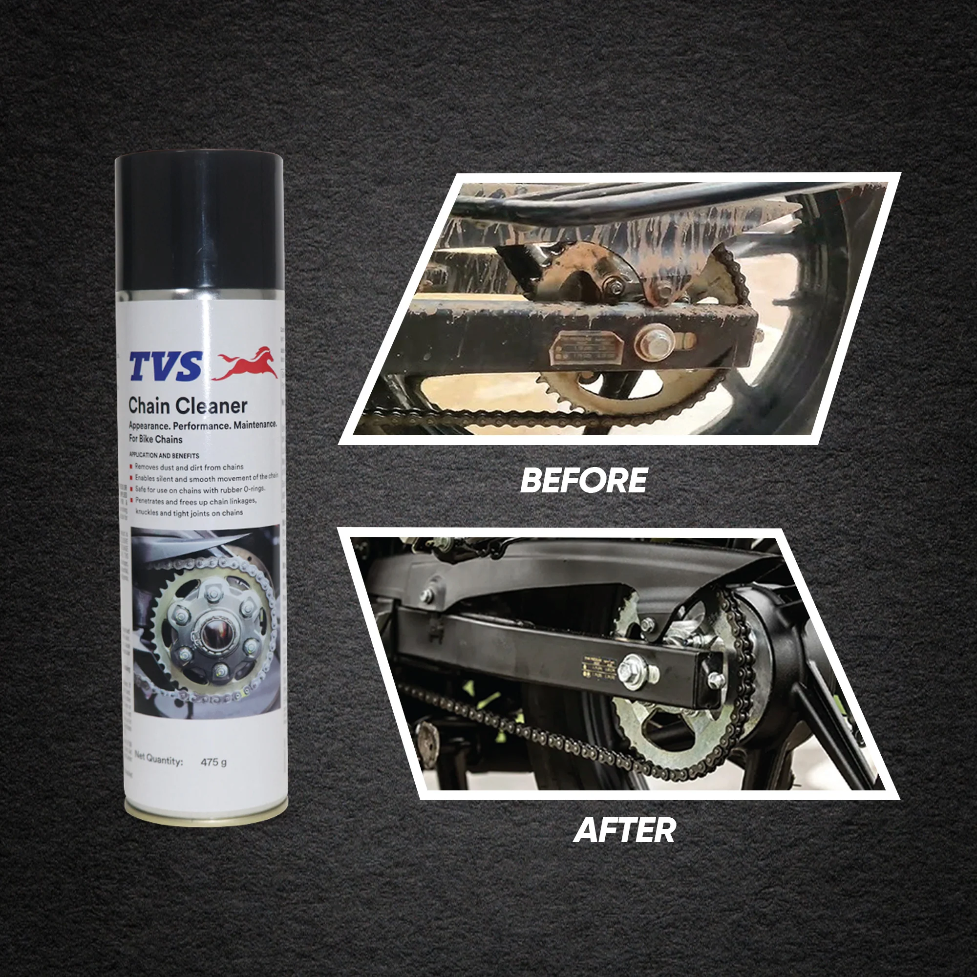 TVS Chain Cleaner - Effective Bike Chain Maintenance - Image 2