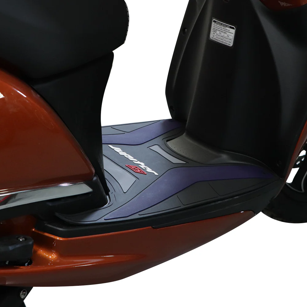 TVS Designer Jupiter 125 Floor Mat BLUE  – Custom-Fit, Non-Slip, Weather-Resistant Scooter Floor Mat - Image 4
