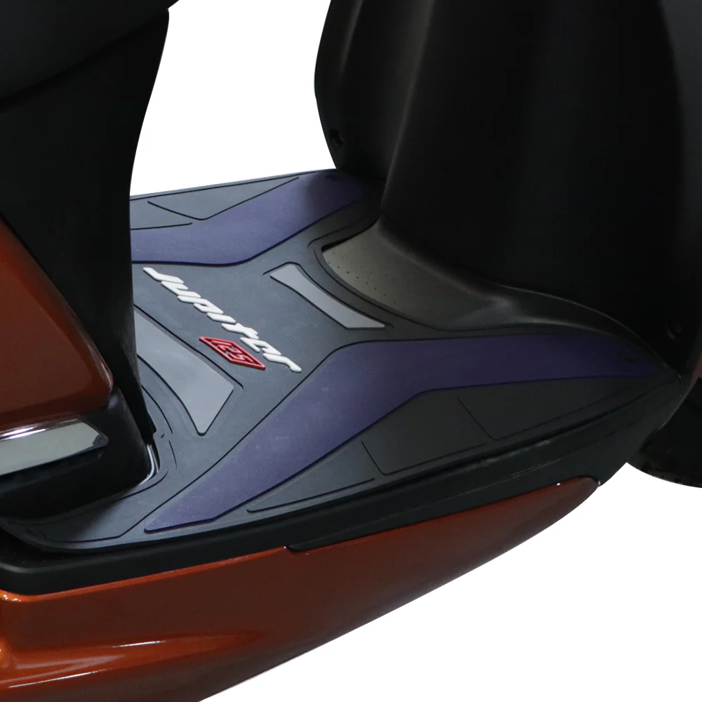 TVS Designer Jupiter 125 Floor Mat BLUE  – Custom-Fit, Non-Slip, Weather-Resistant Scooter Floor Mat - Image 5