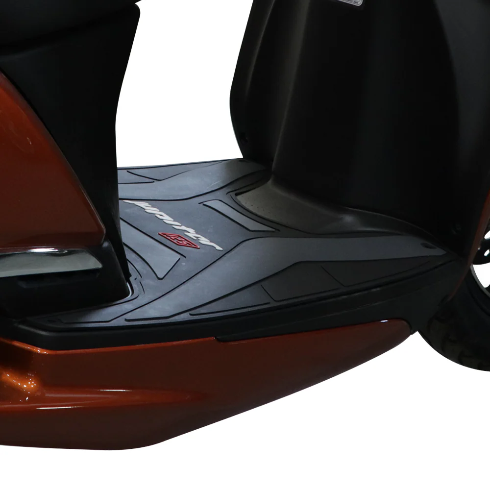 TVS Designer - Jupiter 125 Floor Mat GREY – Custom-Fit, Non-Slip, Weather-Resistant Scooter Floor Mat - Image 2