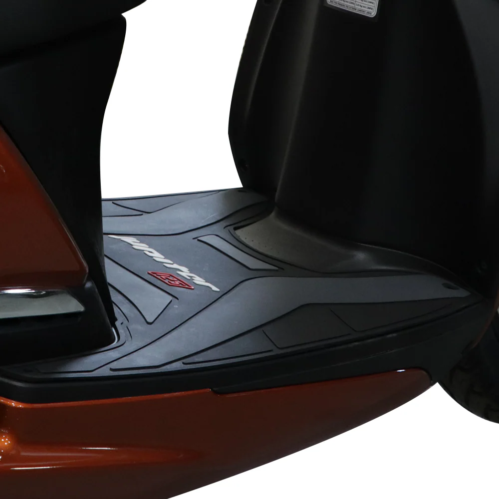 TVS Designer - Jupiter 125 Floor Mat GREY – Custom-Fit, Non-Slip, Weather-Resistant Scooter Floor Mat - Image 4