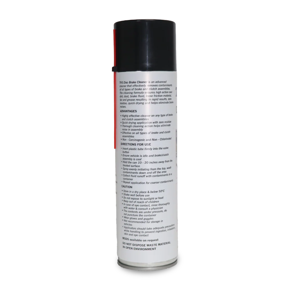 TVS Disc Brake Cleaner VST 500 ml - High-Performance Brake Cleaner for Maximum Stopping Power - Image 2