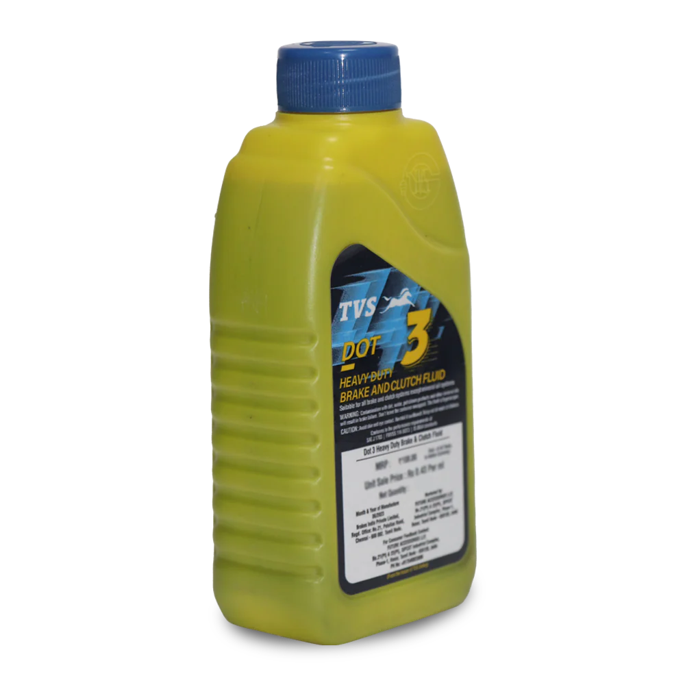 TVS DOT3 Brake and Clutch Fluid 250ml – Heavy-Duty Performance & Protection - Image 2