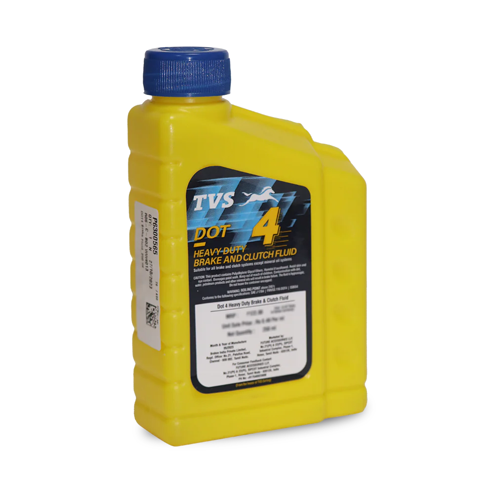 TVS DOT4 Brake and Clutch Fluid 100ml – Heavy Duty, High-Performance Motorcycle Fluid - Image 3