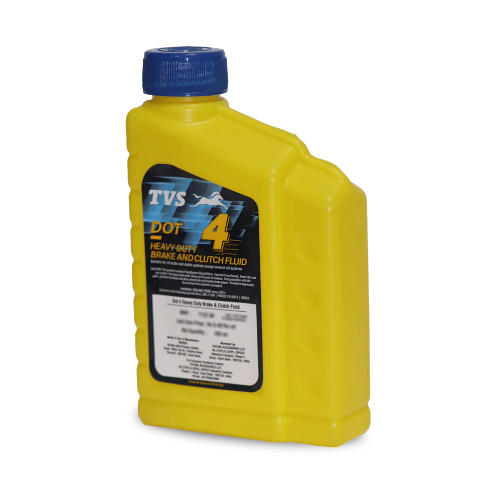 TVS DOT4 Brake and Clutch Fluid 250ml – Heavy Duty, High-Performance Motorcycle Fluid - Image 2