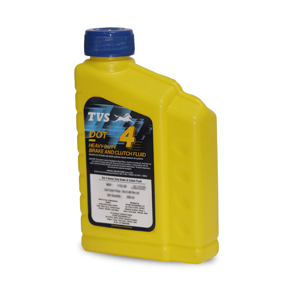 TVS DOT4 Brake and Clutch Fluid 250ml – Heavy Duty, High-Performance Motorcycle Fluid - Image 4