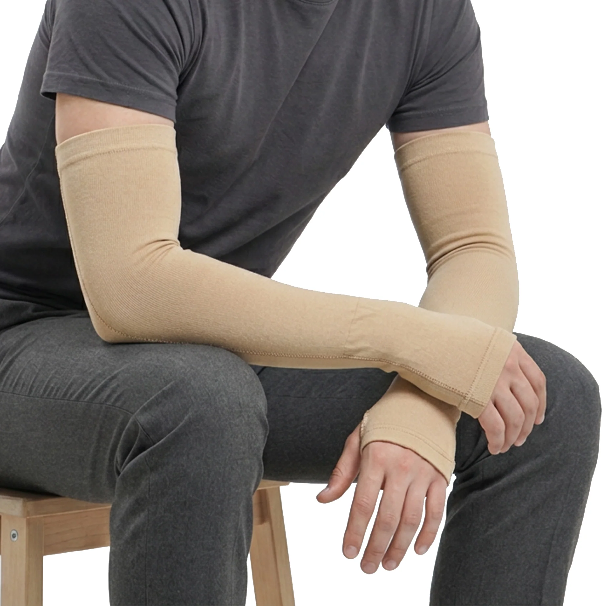 EverRide Arm Sleeves for Men & Women | Skin Fit | Thumb Hole | Free Size | UV Protection - Image 16