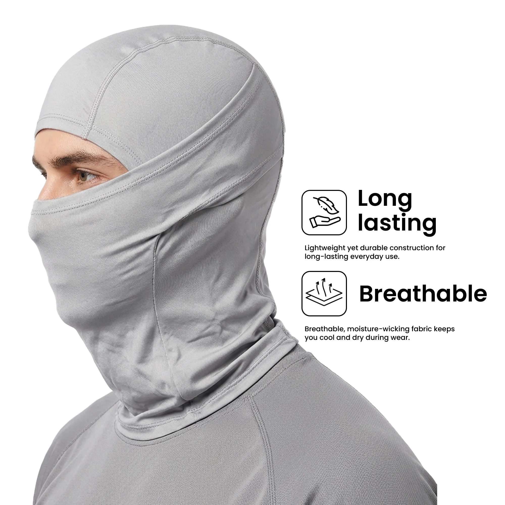EverRide Balaclava for Men & Women | Breathable & Eco-Friendly | Long-Lasting Durability | UV Protection | Lightweight & Comfortable - Image 10
