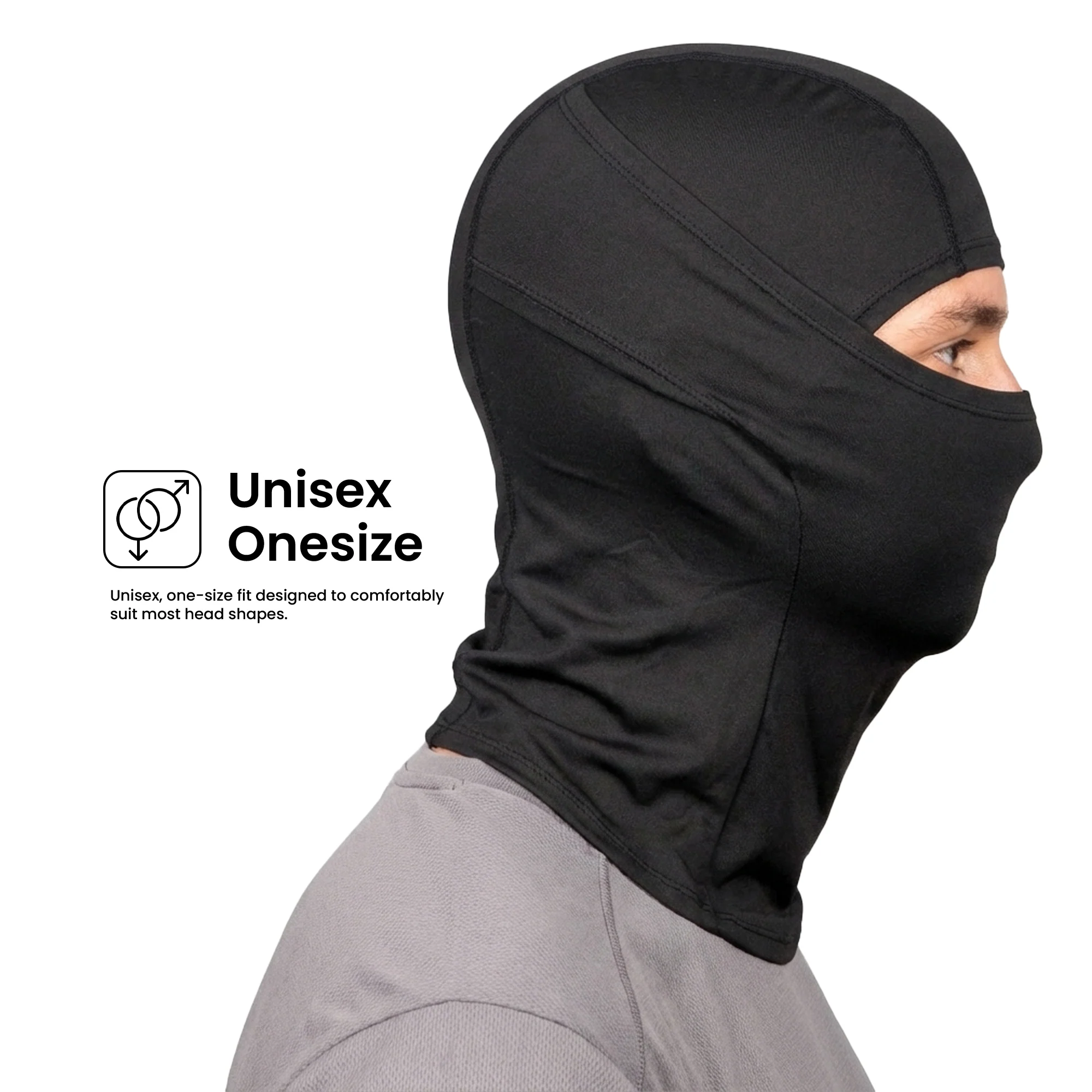 EverRide Balaclava for Men & Women | Breathable & Eco-Friendly | Long-Lasting Durability | UV Protection | Lightweight & Comfortable - Image 4