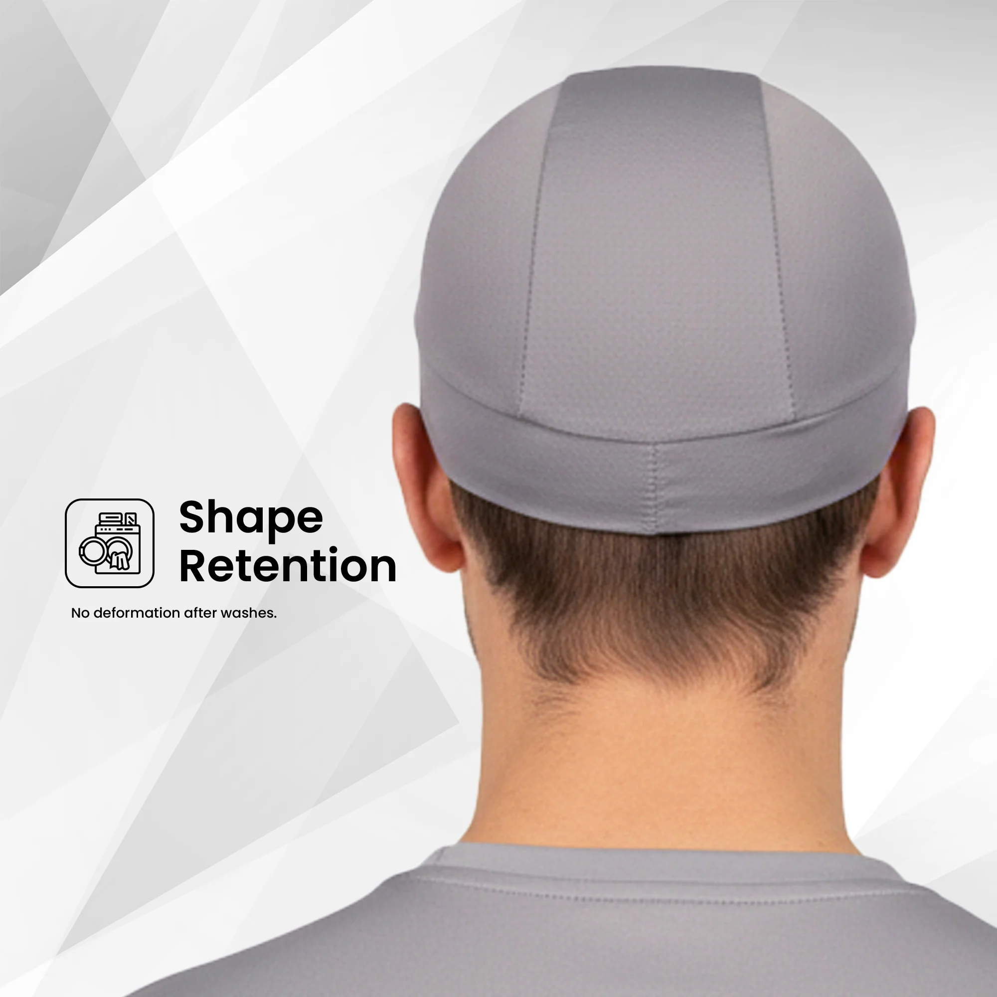EverRide Breathable Skull Cap for Men & Women | Ergonomic Fit | 4-Way Stretch | Shape Retention | Lightweight & Sweat Wicking - Image 9