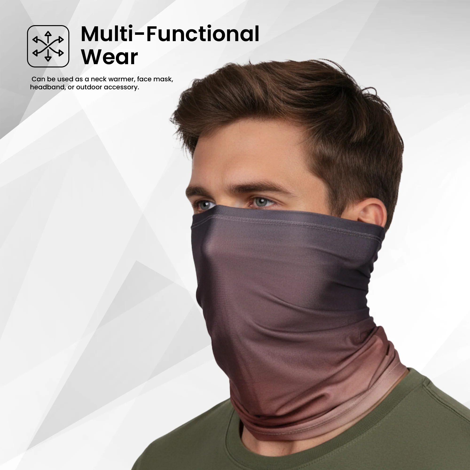 EverRide Eco All-Over Print Neck Gaiter | Seamless Comfort | Lightweight & Durable | UV Protected | Unisex - Image 13