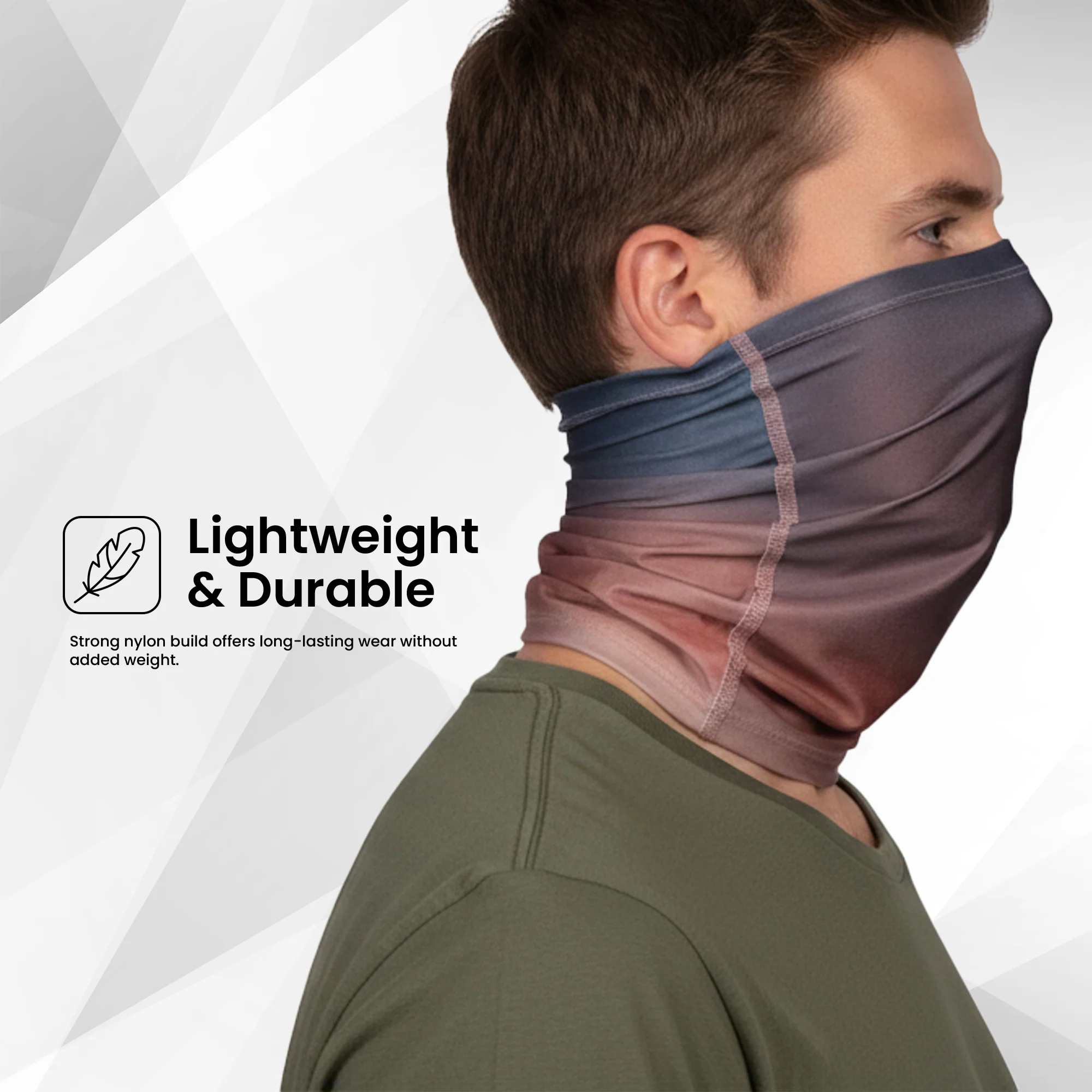 EverRide Eco All-Over Print Neck Gaiter | Seamless Comfort | Lightweight & Durable | UV Protected | Unisex - Image 14