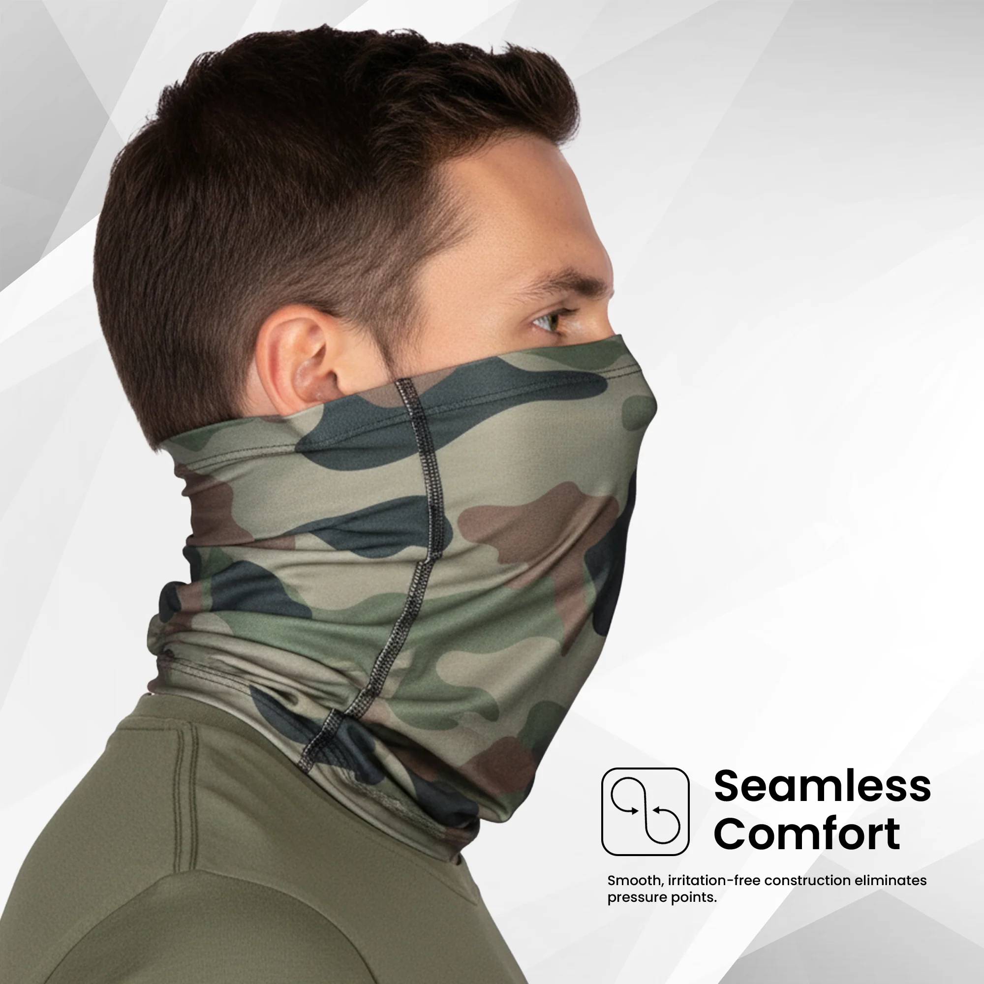 EverRide Eco All-Over Print Neck Gaiter | Seamless Comfort | Lightweight & Durable | UV Protected | Unisex - Image 4