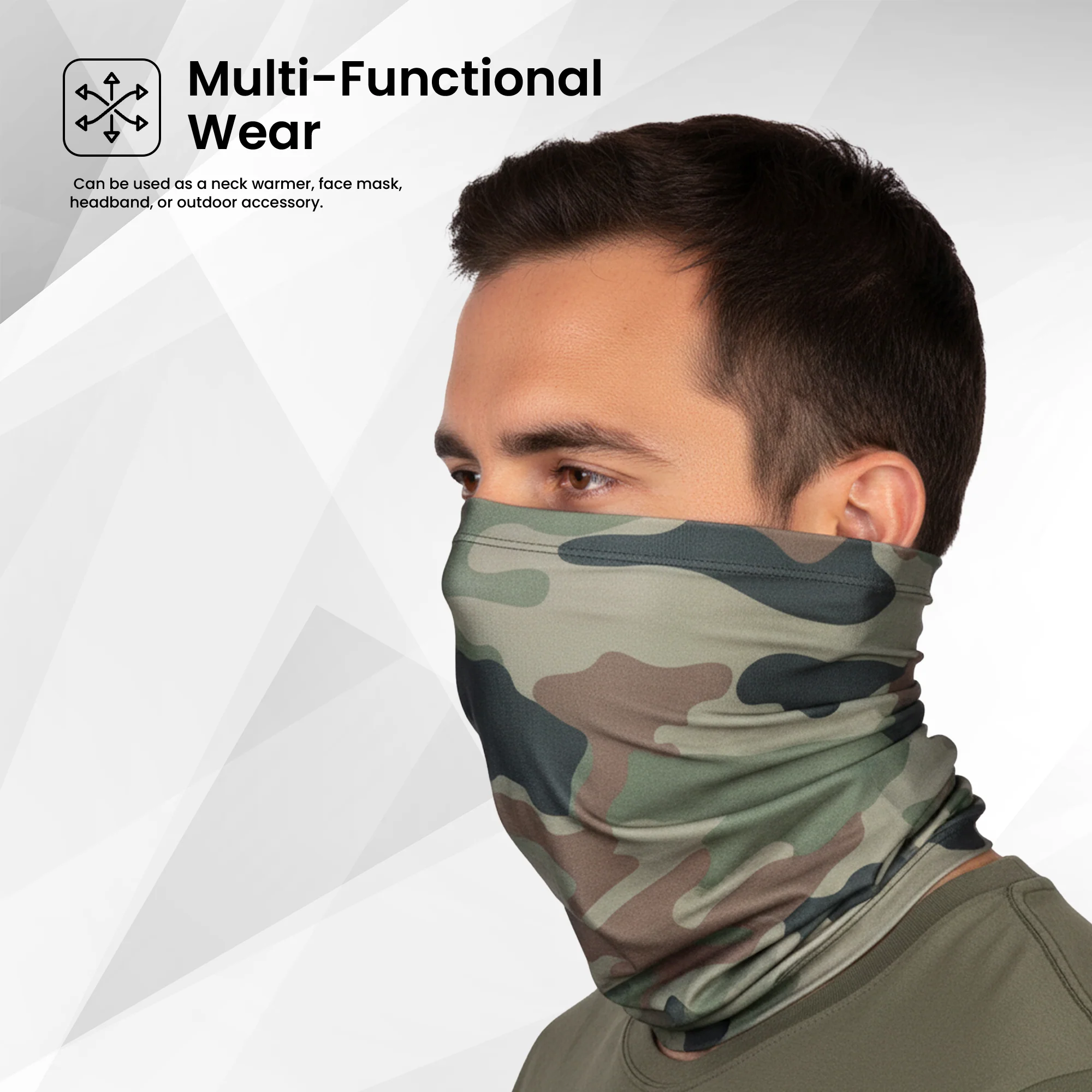 EverRide Eco All-Over Print Neck Gaiter | Seamless Comfort | Lightweight & Durable | UV Protected | Unisex - Image 5