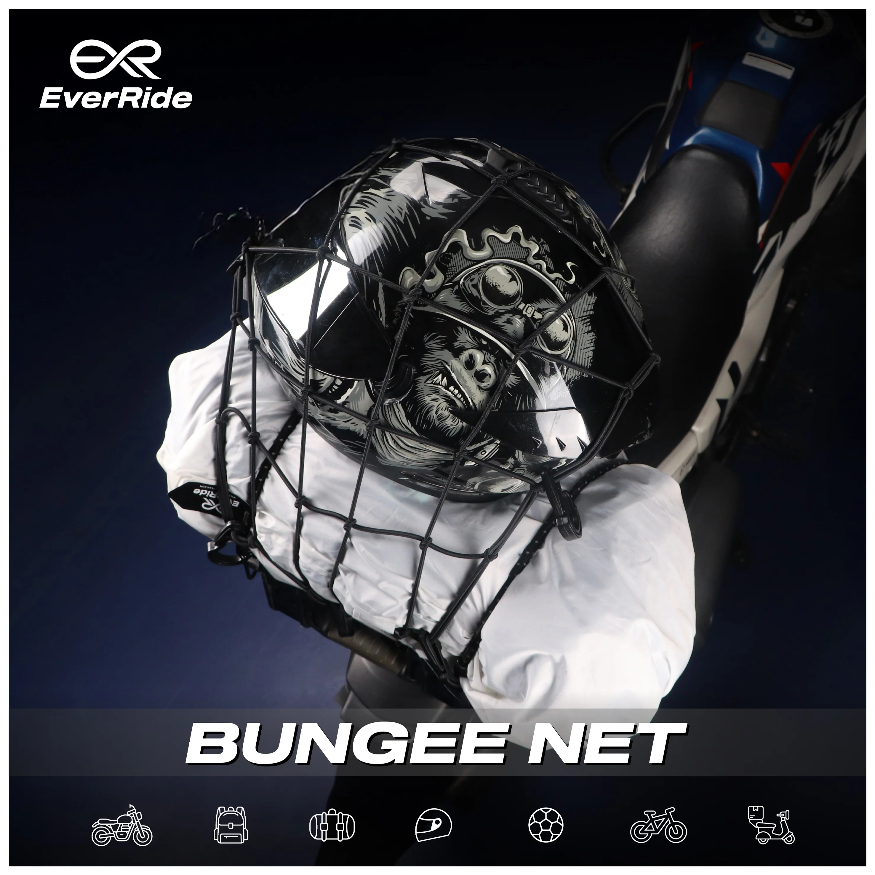 EverRide Elastic Bungee Net – Heavy-Duty Cargo Net for Secure Load and Luggage Storage - Image 3