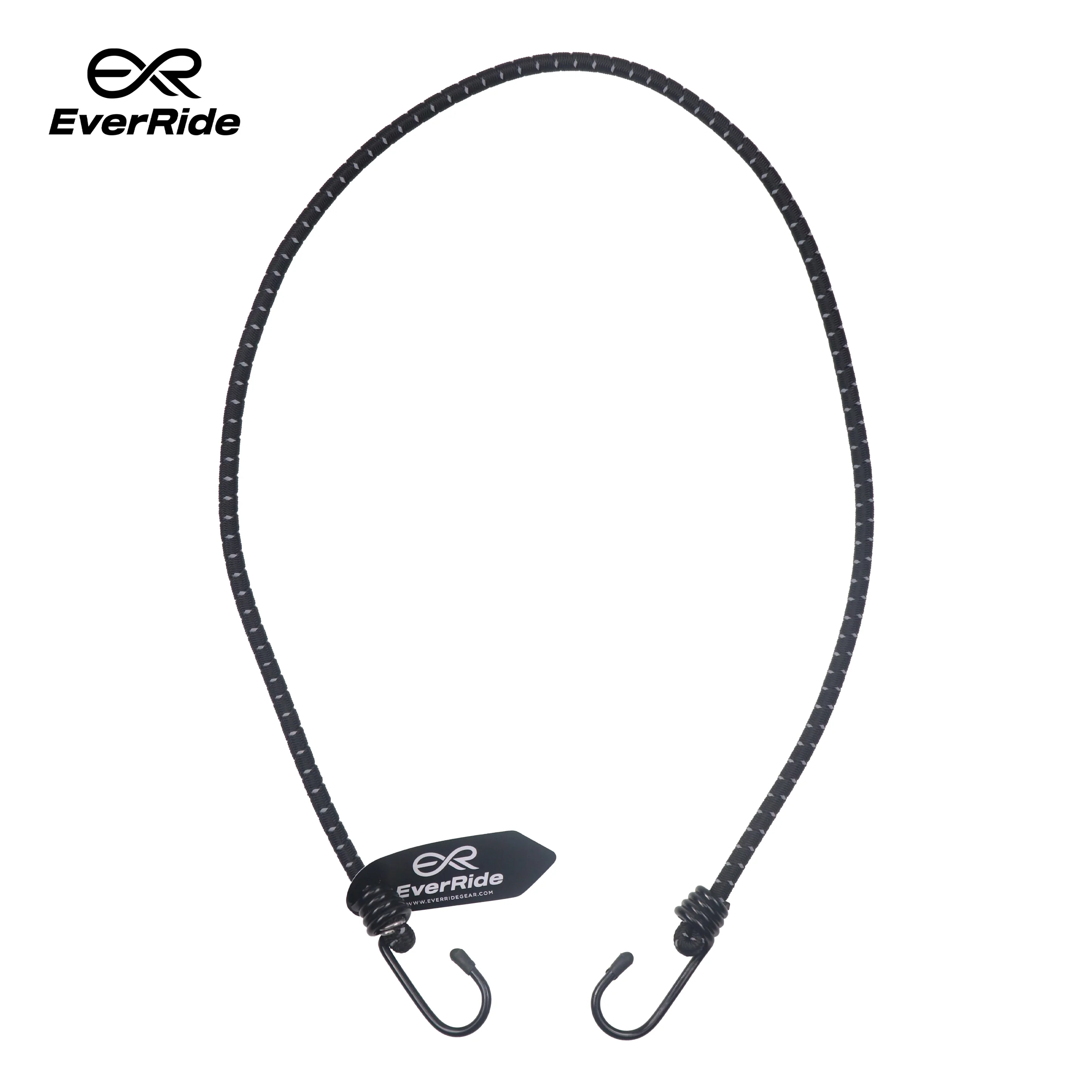 EverRide Heavy Duty Reflective Bungee Cord – 3 Feet | Color; Black - Image 4
