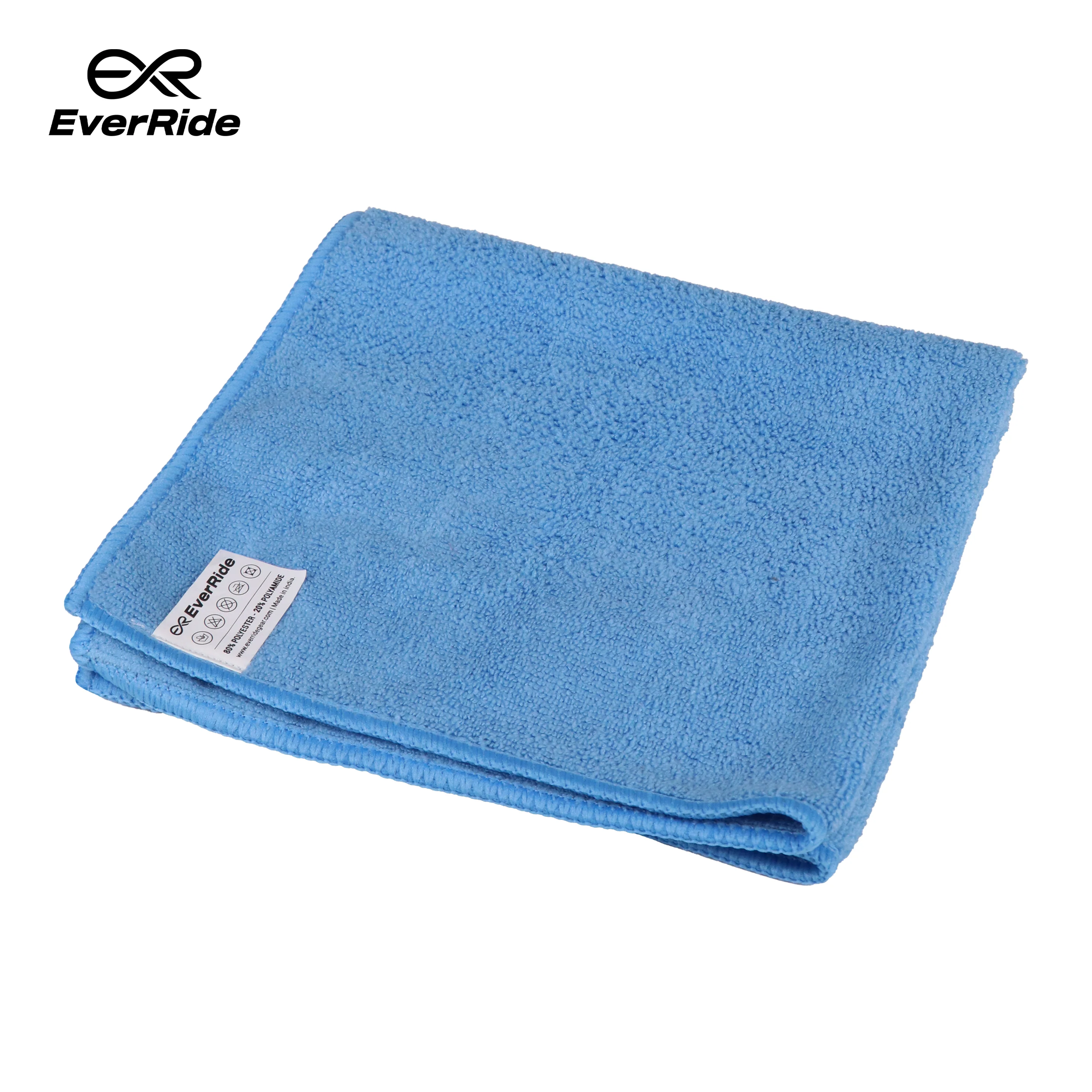 EverRide Microfiber Single Cleaning Cloth 15x15 inches – Quick Absorption, Lint-Free & Scratch-Free | Soft Multipurpose Cloth for Bike, Car & Helmet - Image 4