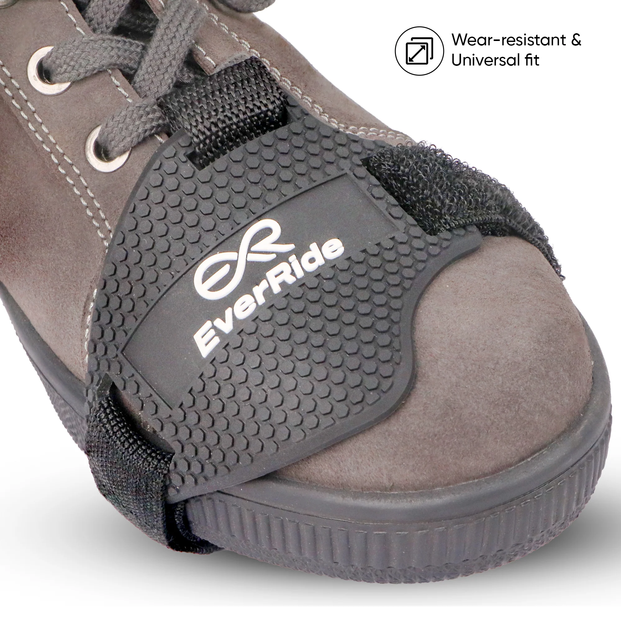EverRide Motorcycle Shoe Protector Gear Shift Pad – Anti-Slip Rubber Boot Guard | Durable, Easy Fit & Long-Lasting Riding Protection - Image 3