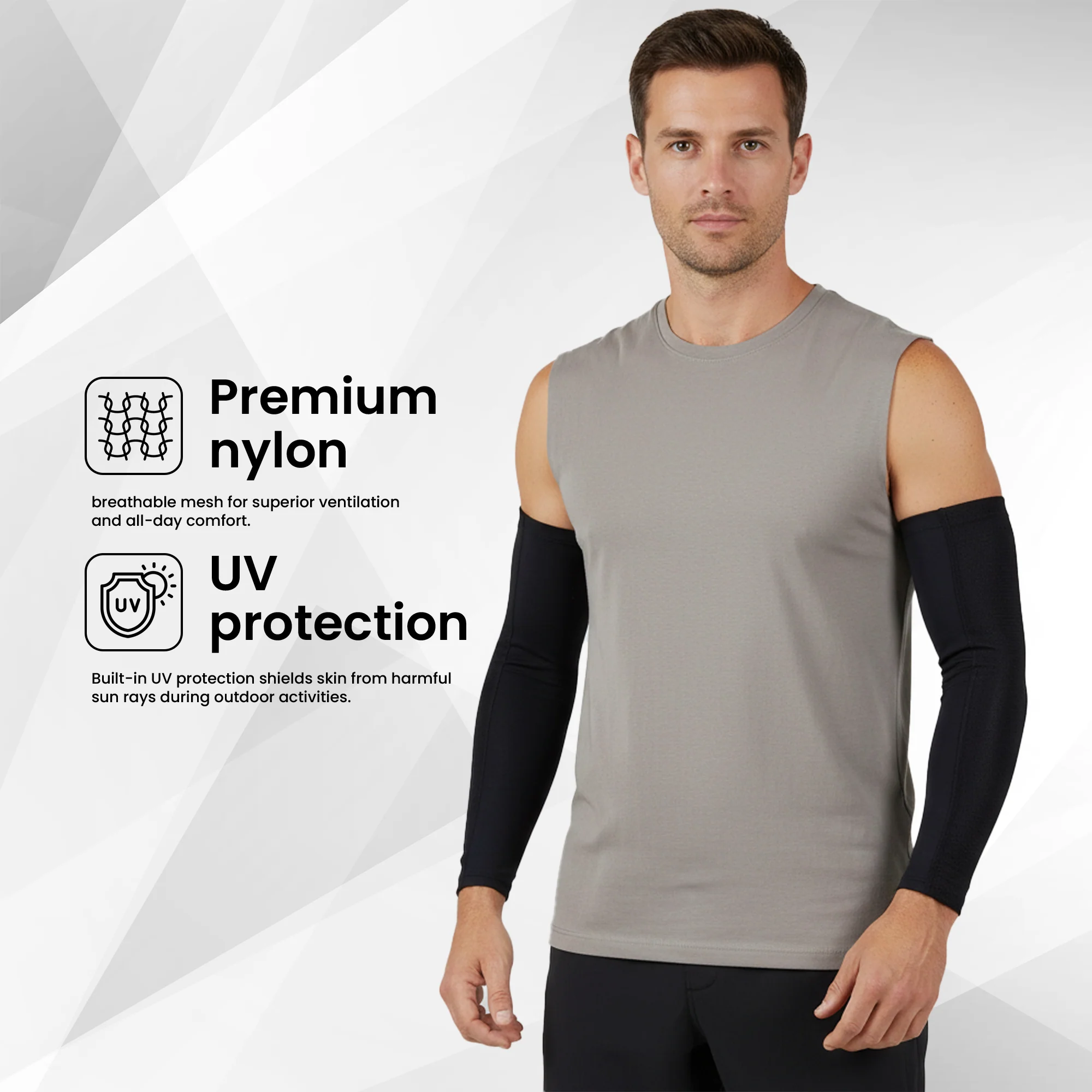 EverRide Premium Arm Sleeves for Men & Women | Skin Fit | UV Protection for Riding, Gym & Outdoor Sports - Image 4