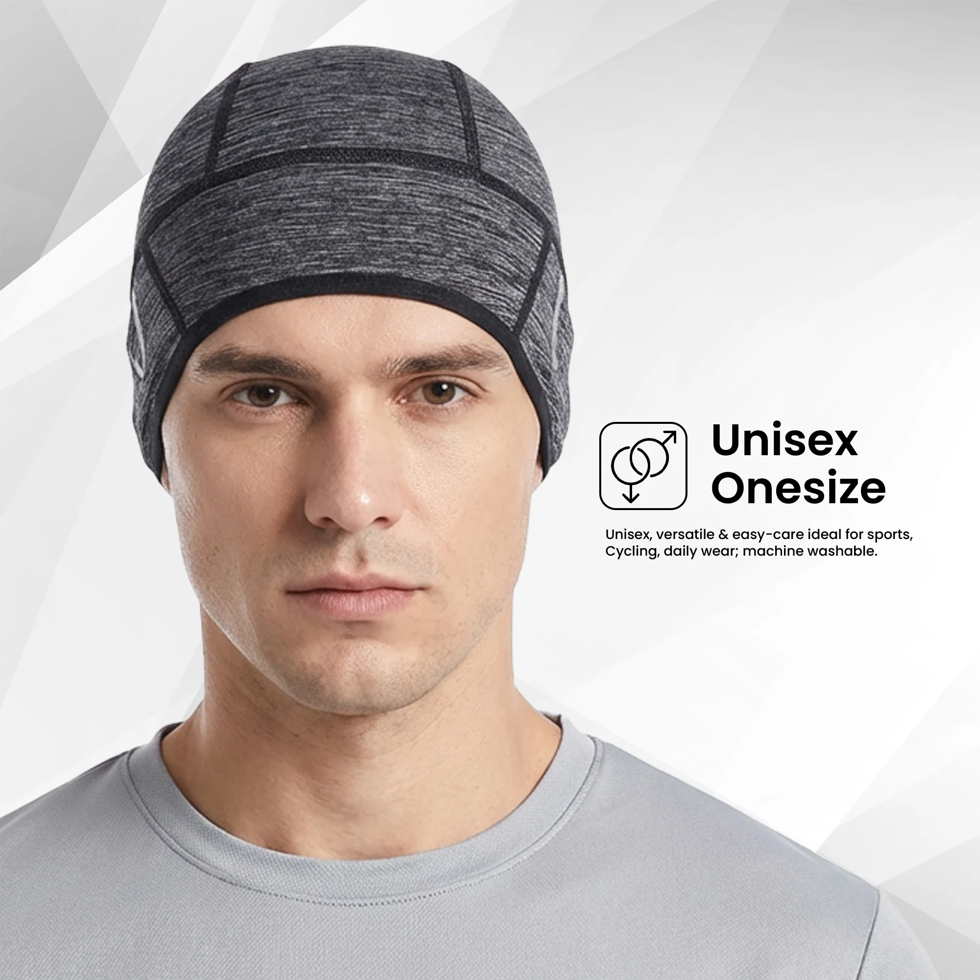 EverRide Premium Skull Cap for Men & Women | High Elastic | Breathable Fabric | One Size Fits All | Lightweight & Comfortable - Image 10