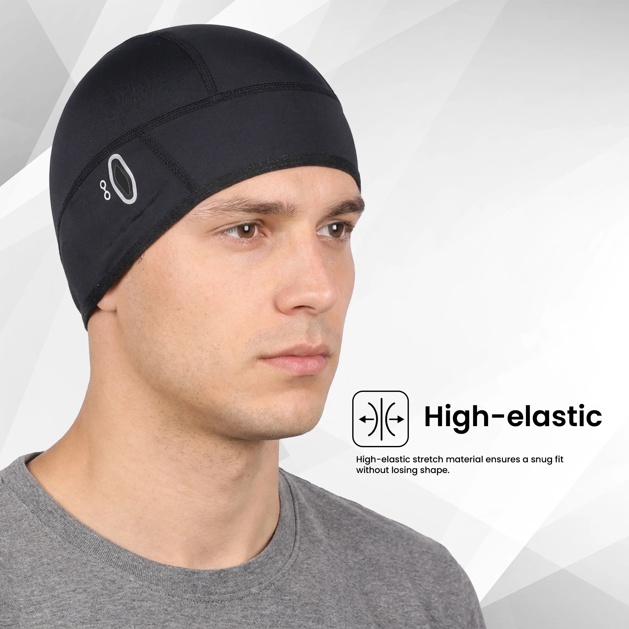 EverRide Premium Skull Cap for Men & Women | High Elastic | Breathable Fabric | One Size Fits All | Lightweight & Comfortable - Image 3