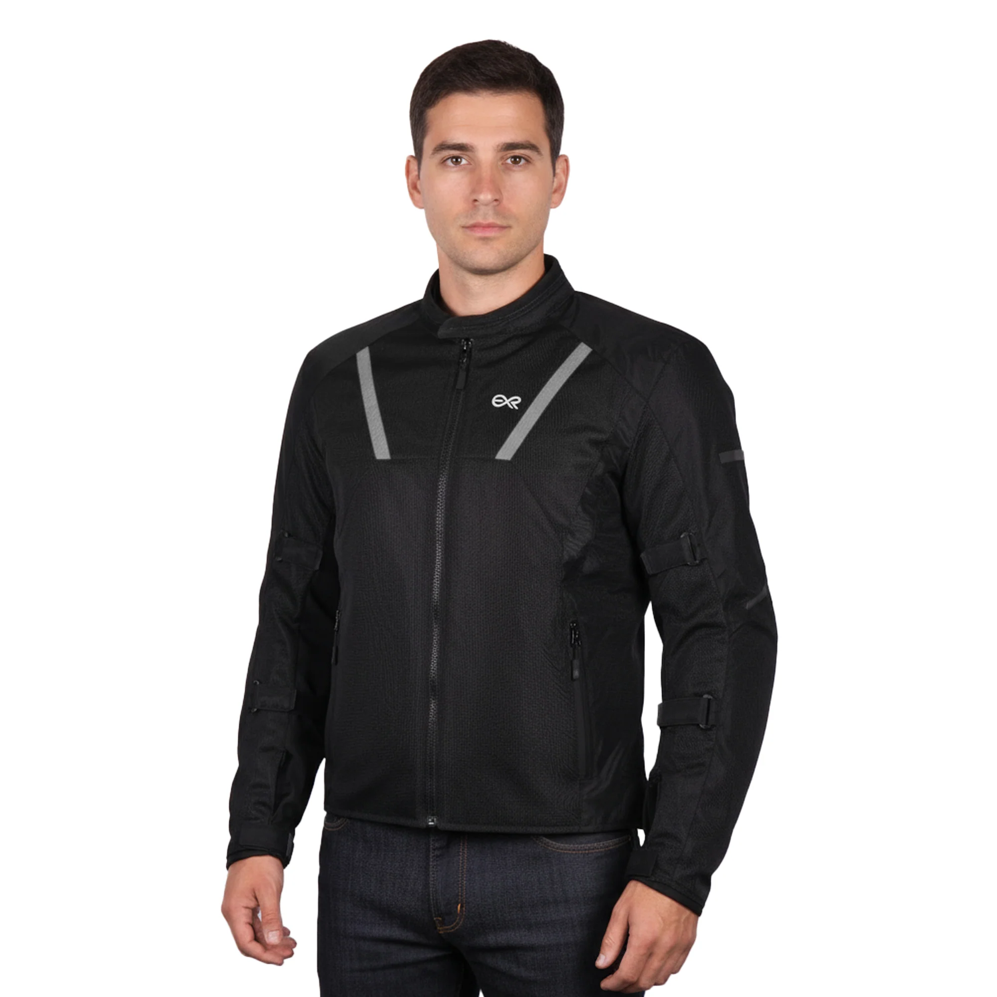 EverRide Urban Mesh Riding Jacket with CE Level 2 Protectors – 600D Heavy-Duty Fabric | Breathable & Durable Motorcycle Jacket - Image 7
