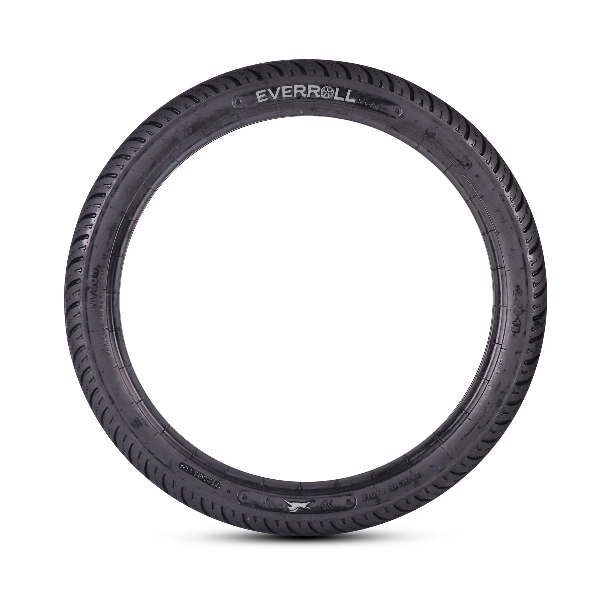EverRoll Front Nylon Tyre with Tube - 2.75-18 TT PM MC27 | Vehicle Compatibility - TVS Radeon - Image 4