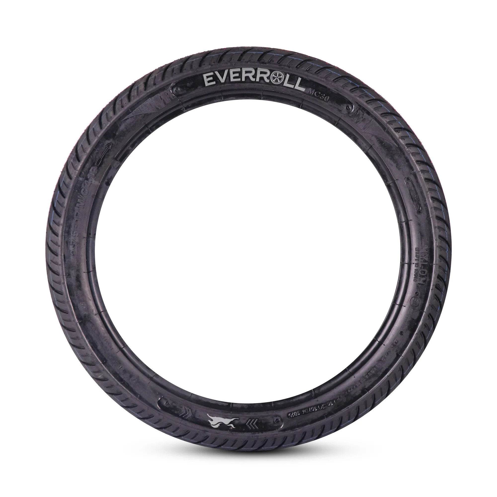 EverRoll Front Tyre with Tube - 2.75-17 TT PM MC30 - Image 3