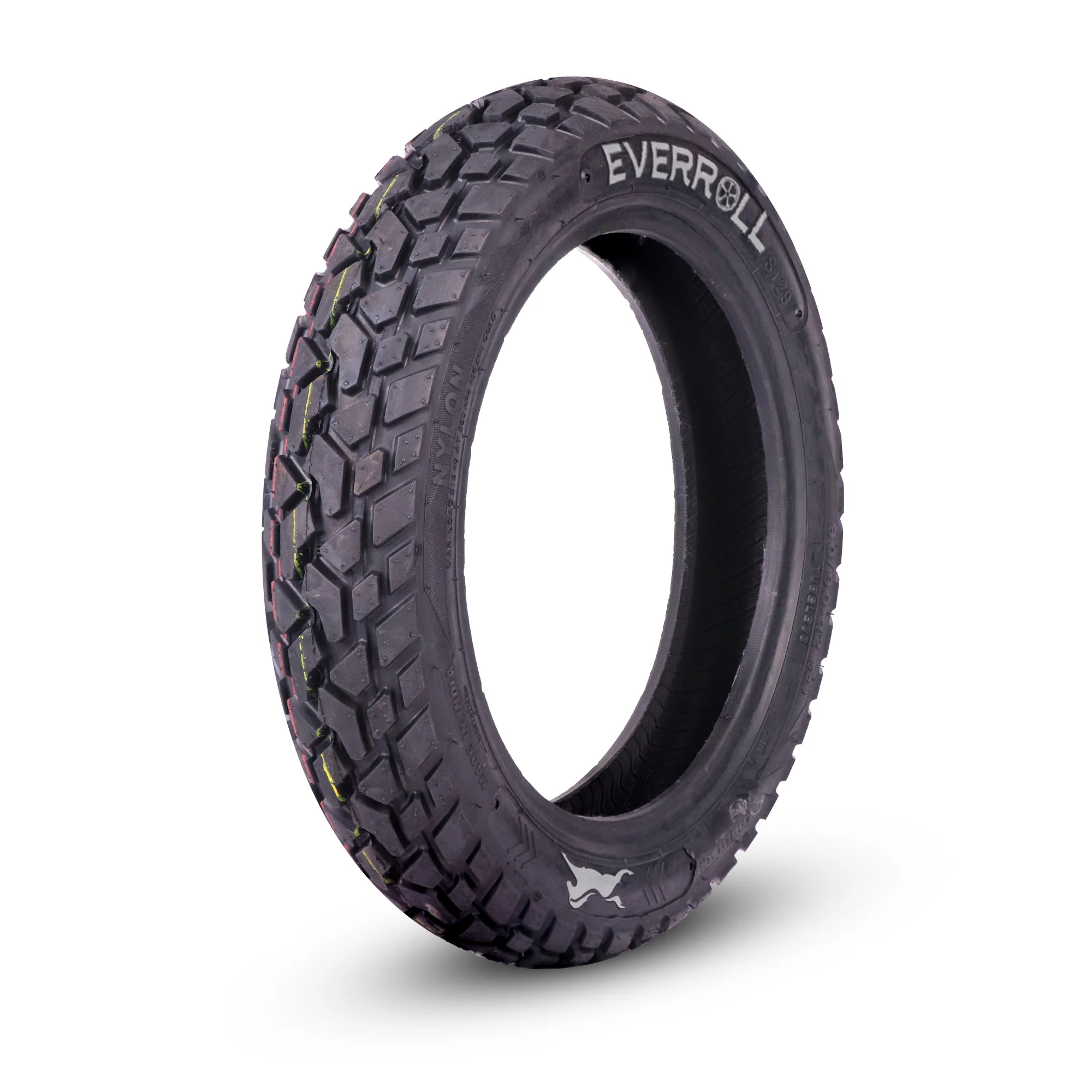EverRoll Rear Tubeless Nylon Tyre - 90/90-12 TL PM ST29 | Vehicle Compatibility -  TVS Jupiter, TVS Wego Disc / Drum scooter, Iqube - Image 3