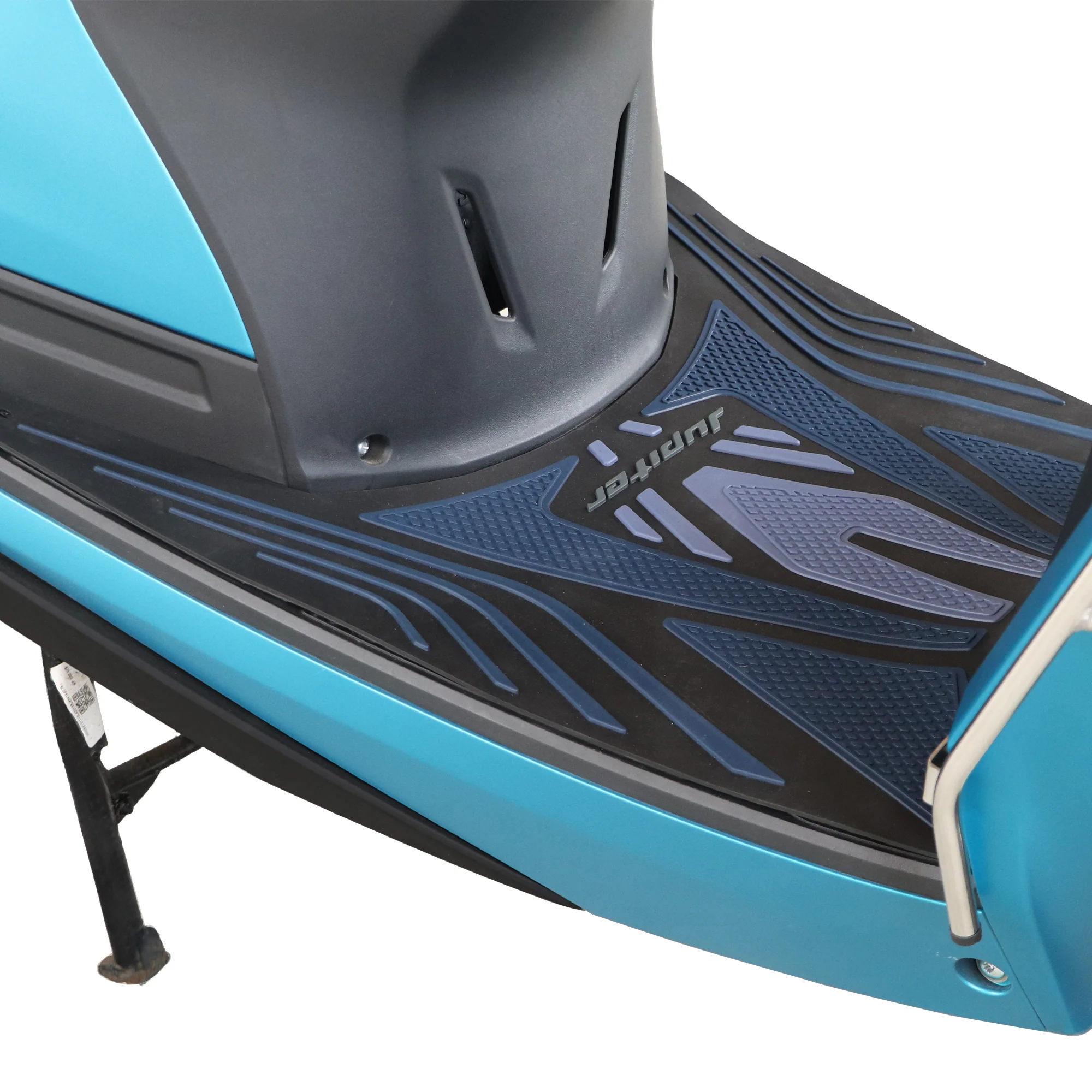 Floor Mat Black & Blue for Jupiter 110 | Premium Vehicle Floor Mat - Image 3