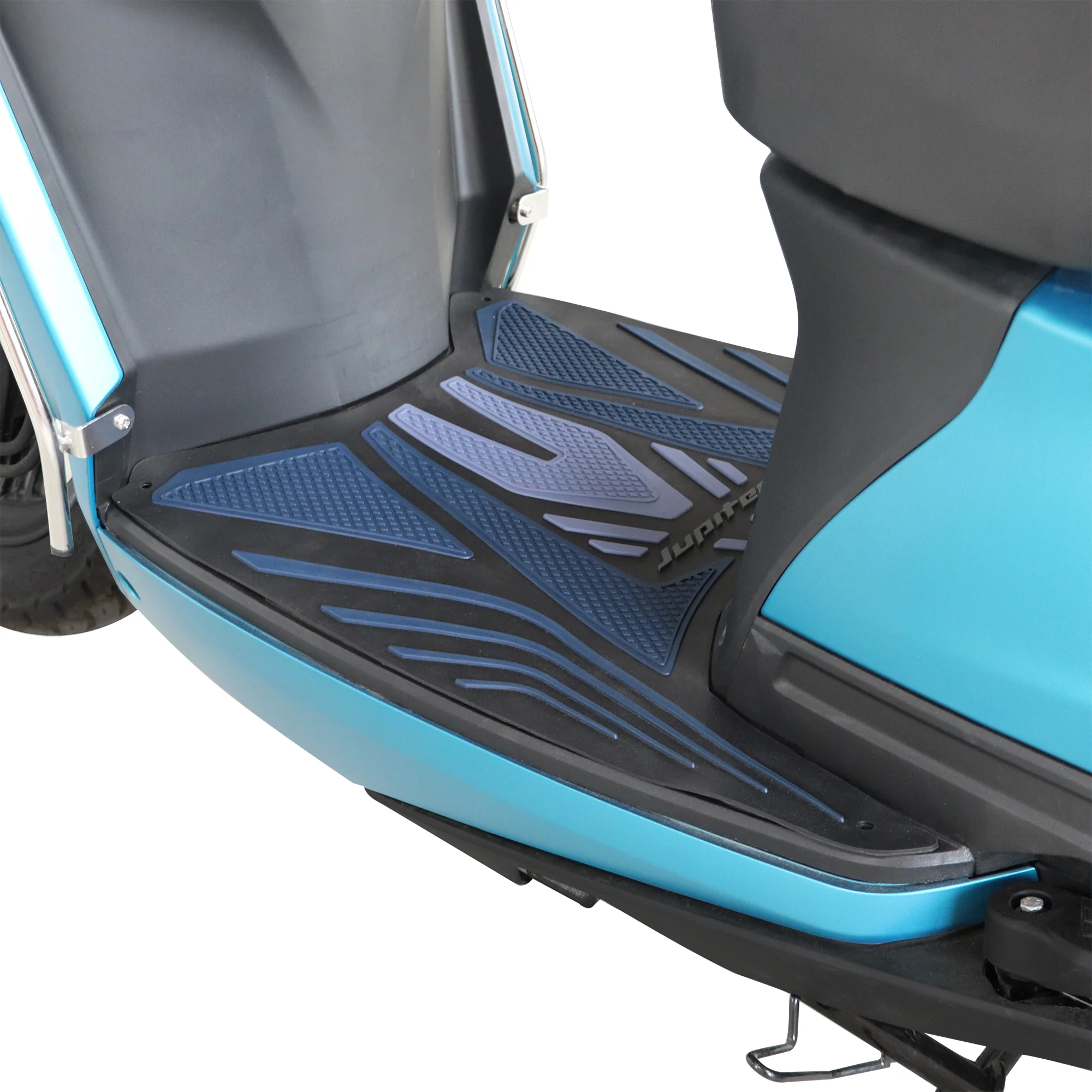 Floor Mat Black & Blue for Jupiter 110 | Premium Vehicle Floor Mat - Image 4
