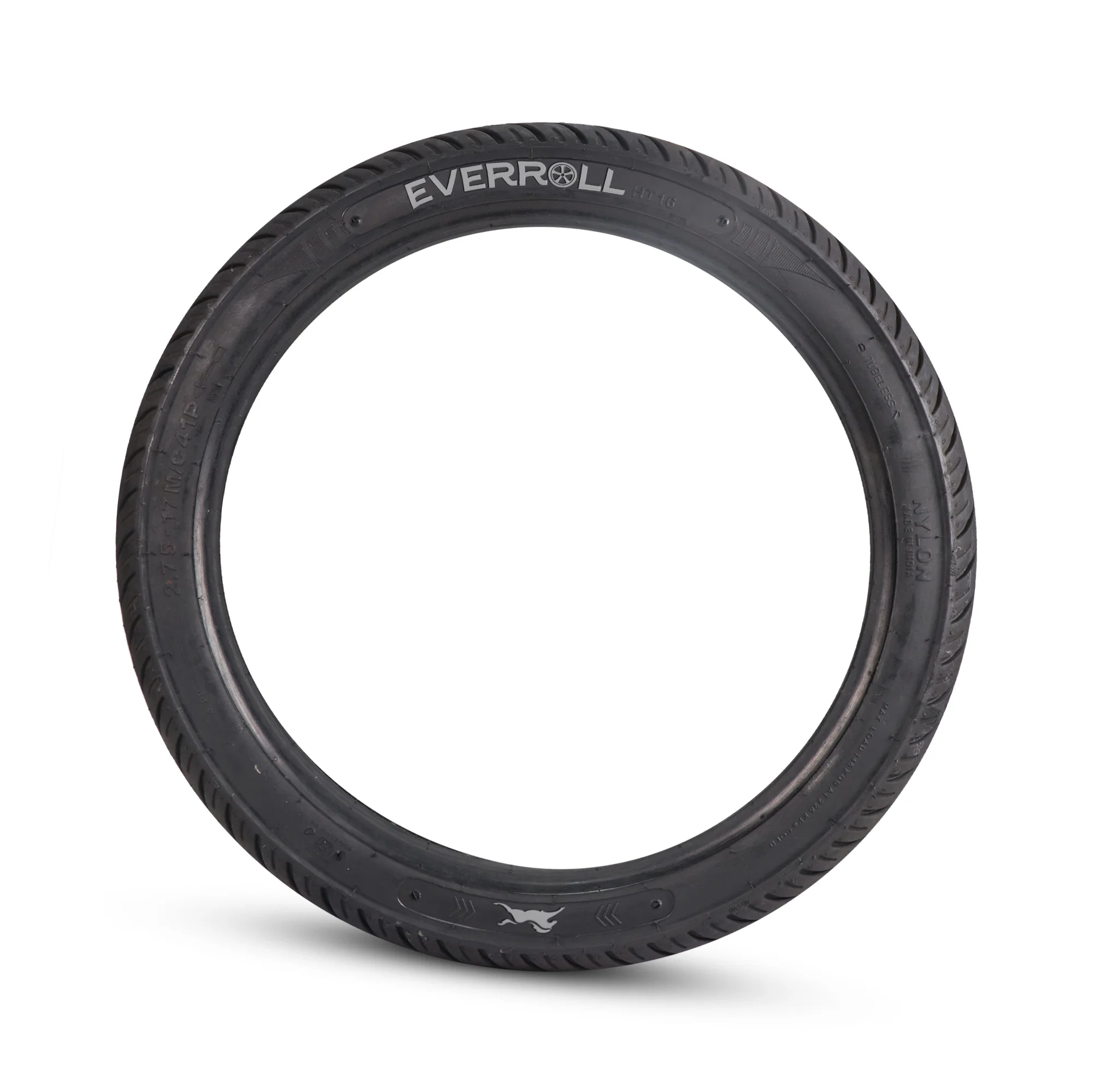 EverRoll Front Tubeless Nylon Tyre - 2.75-17 TL | Vehicle Compatibility - TVS Sport, Star City, 125, VictorGX 110 - Image 4