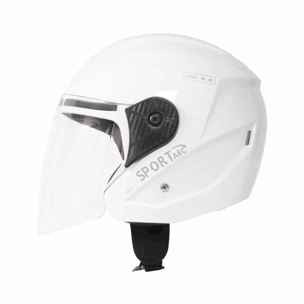 TVS Helmet Half Face White GL – Premium Protection & Comfort - Image 2