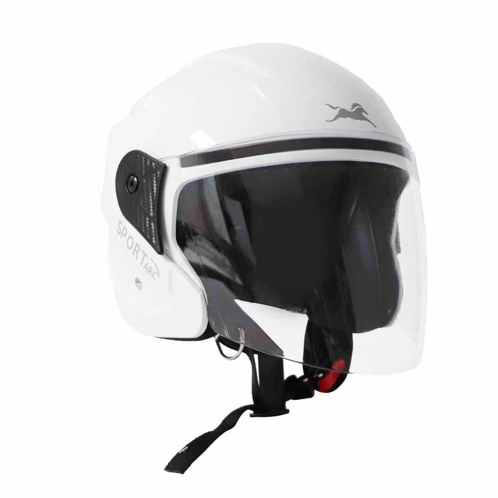 TVS Helmet Half Face White GL – Premium Protection & Comfort - Image 3