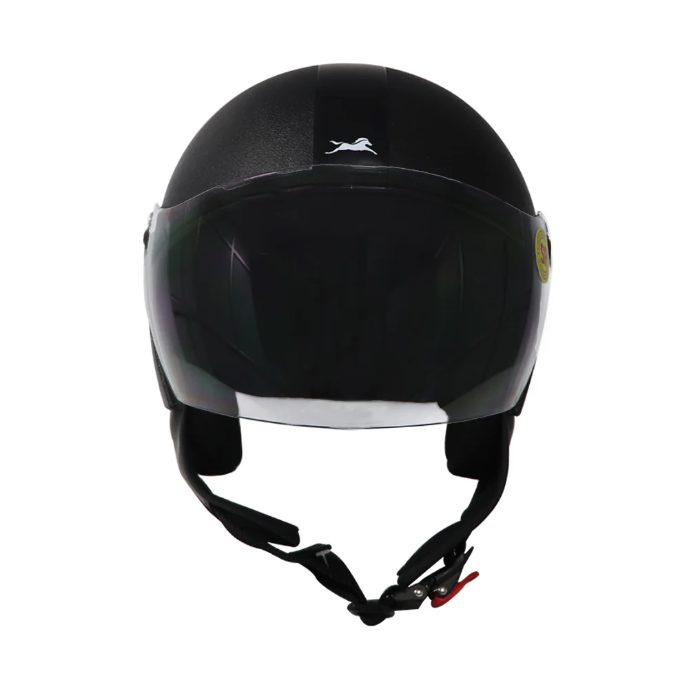 Helmet Half Face Black Eco | Premium Protection and Comfort - Image 2