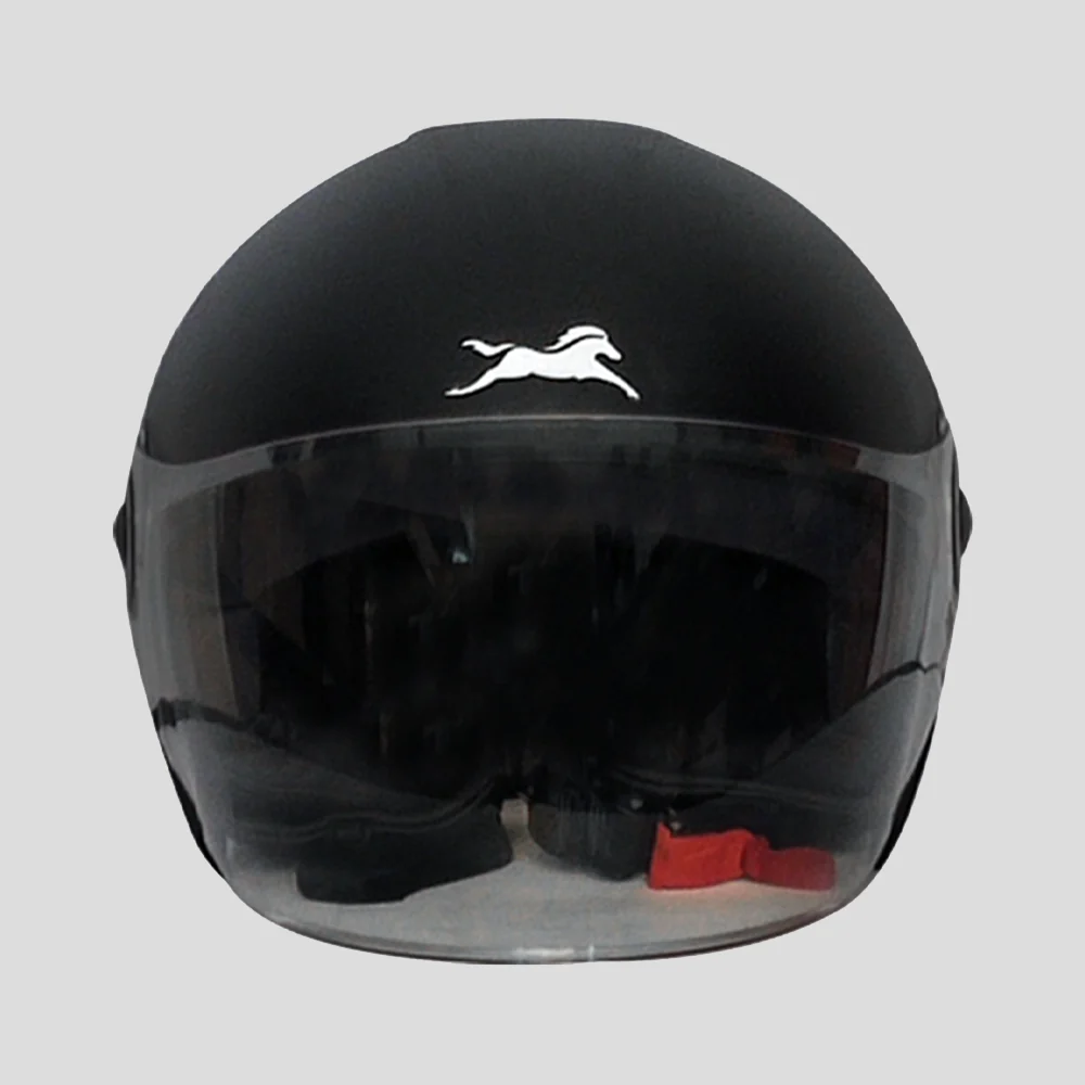TVS Half Face Helmet Black HL – Stylish Protection & Comfort - Image 2