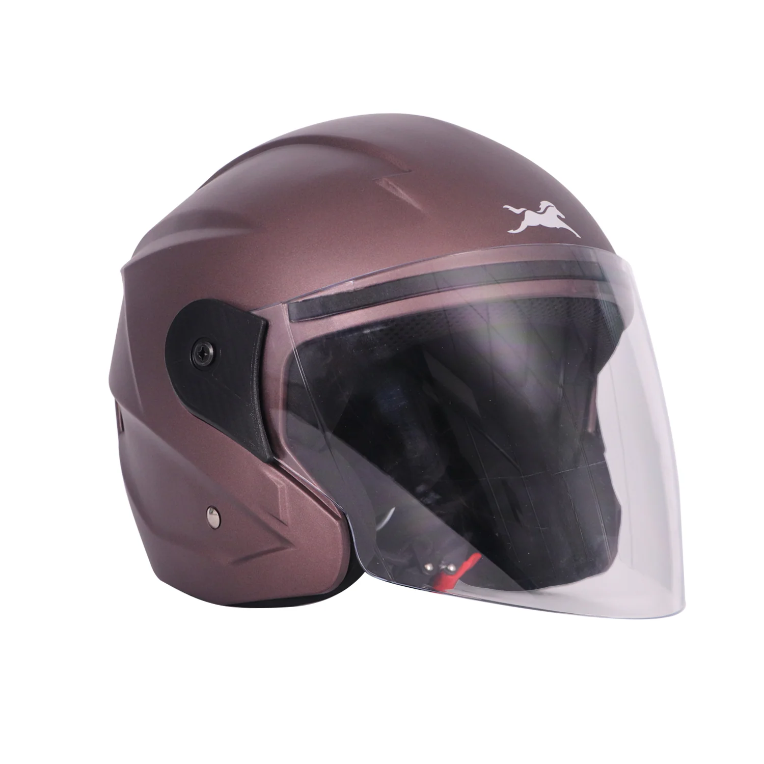 TVS iQube HF Copper Bronze Matte Helmet - Premium Safety & Style for Riders - Image 2