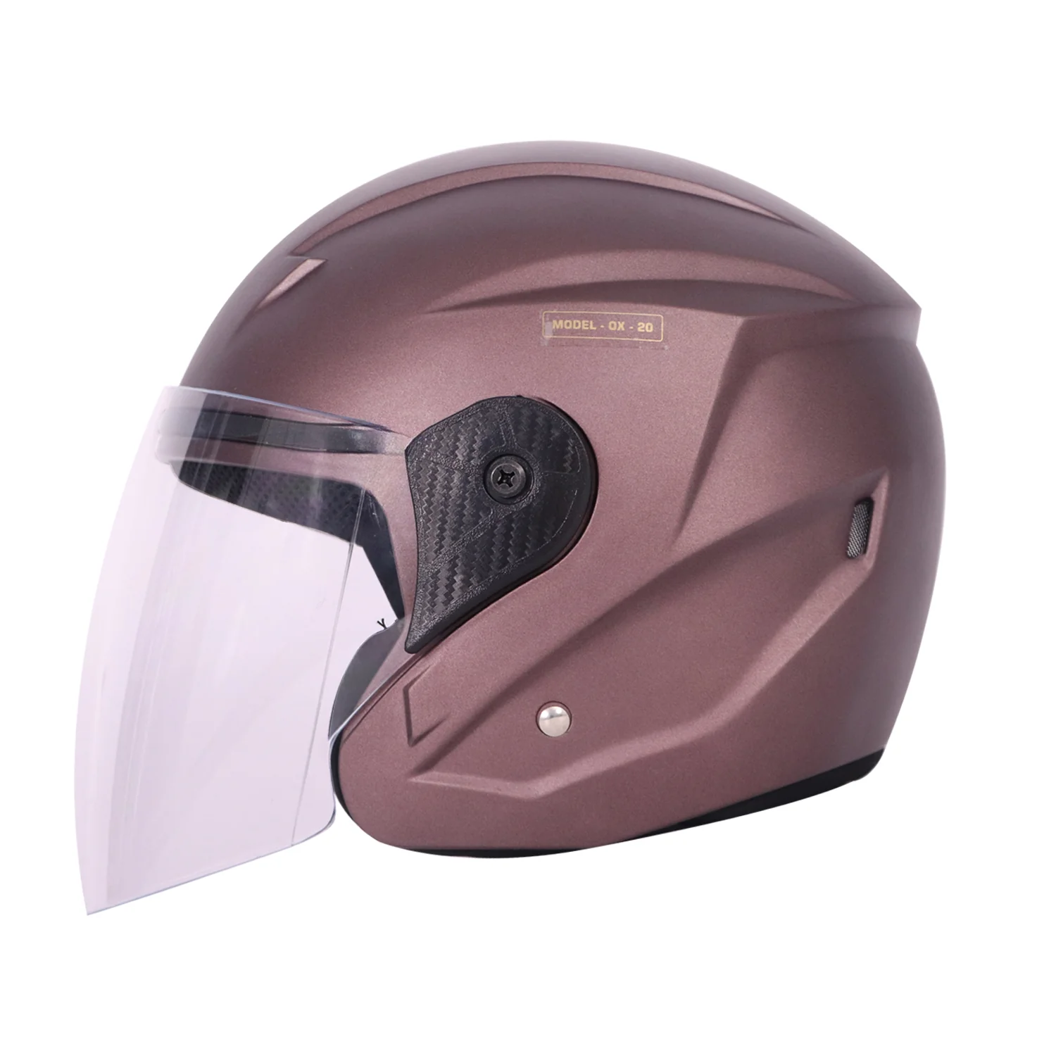 TVS iQube HF Copper Bronze Matte Helmet - Premium Safety & Style for Riders - Image 3