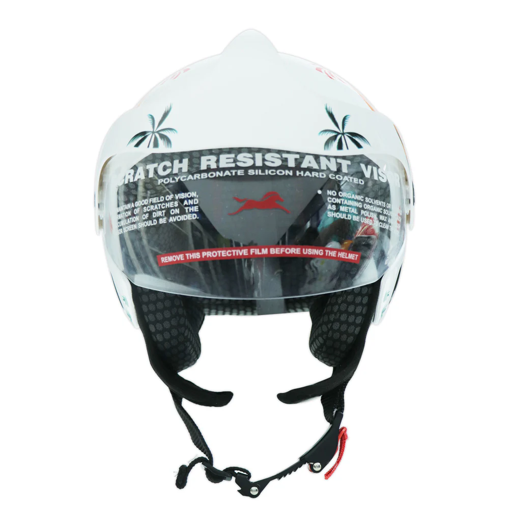 TVS Kids Half Face Dino Adventure Helmet - Safety Riders Unisex Design - Image 3