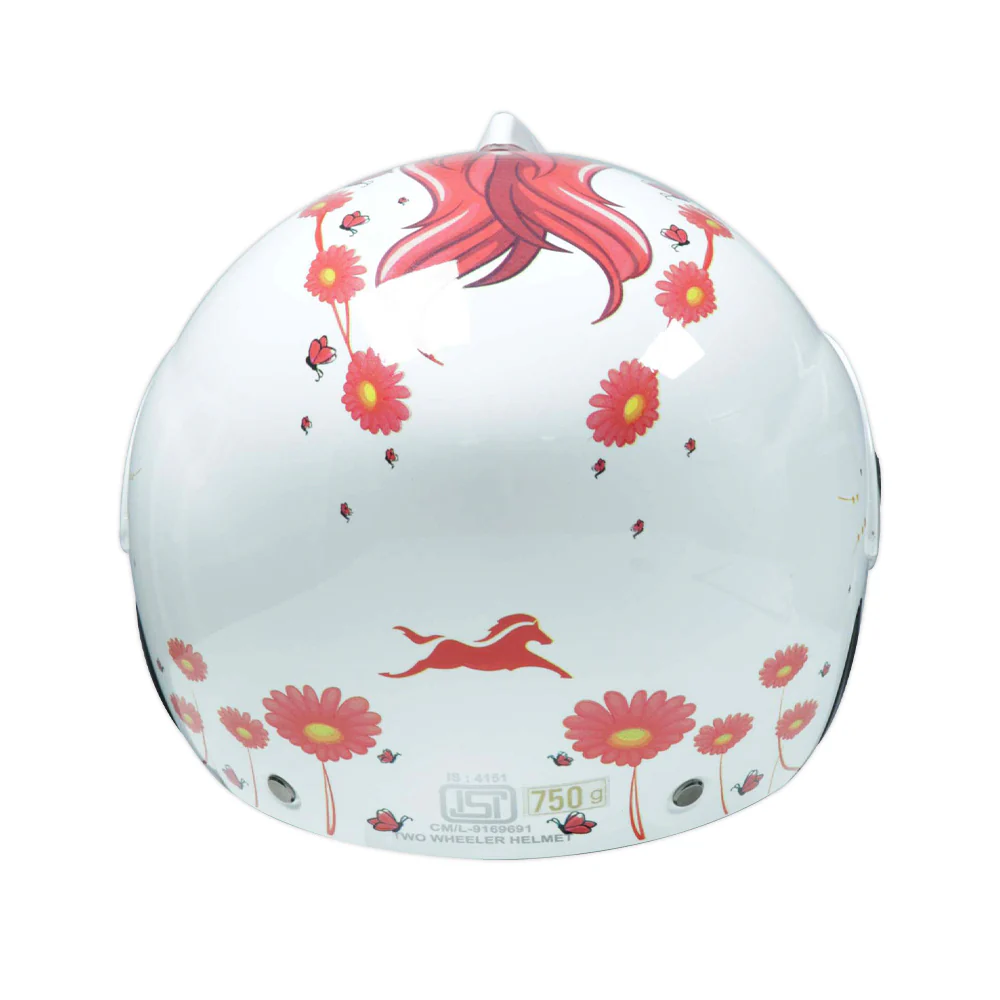 TVS Kids HF Rosy Field Helmet - Premium Protection and Comfort - Image 3
