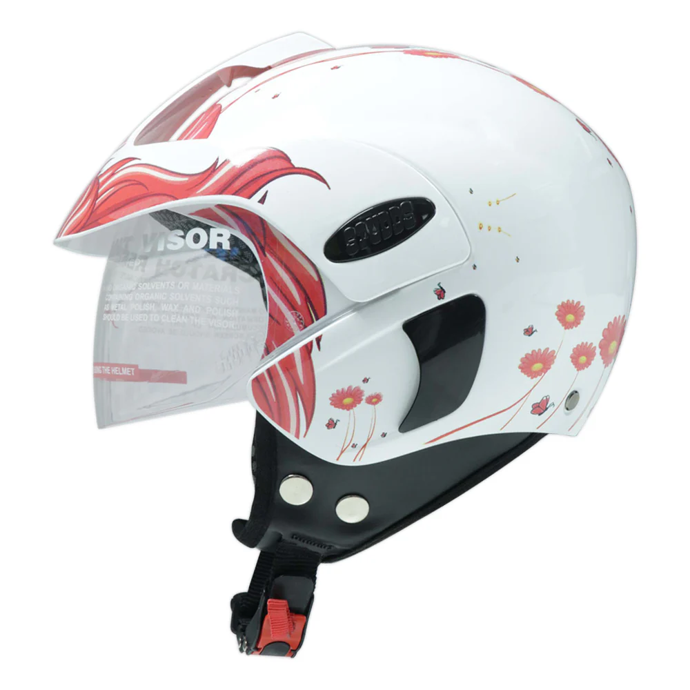 TVS Kids HF Rosy Field Helmet - Premium Protection and Comfort - Image 4