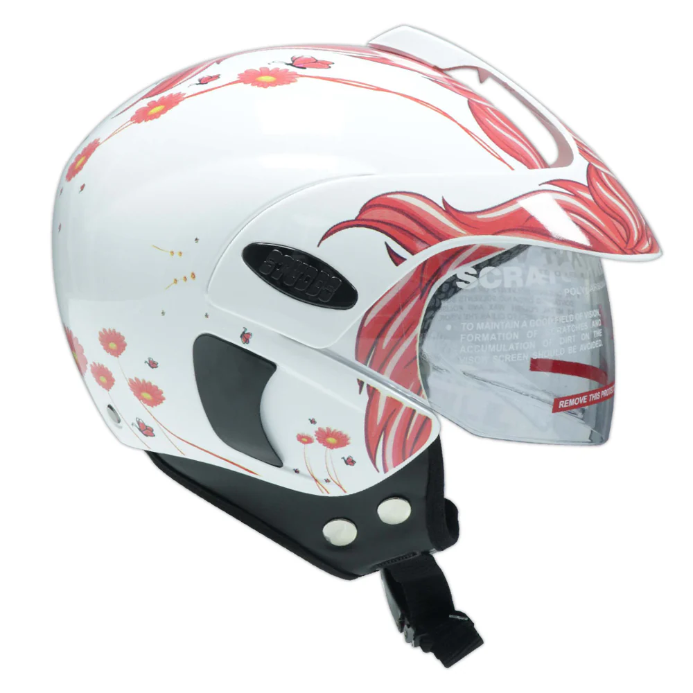TVS Kids HF Rosy Field Helmet - Premium Protection and Comfort - Image 5