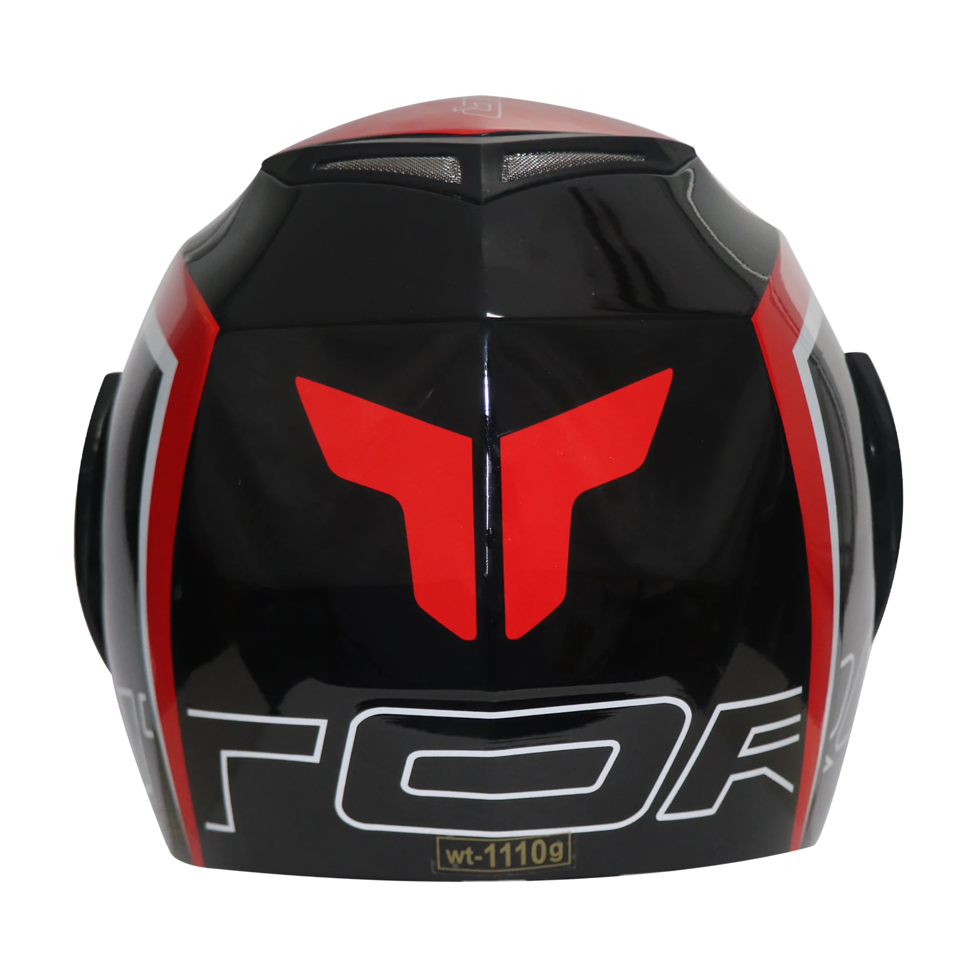 TVS Ntorq Edition Flip Up Helmet (Black Red) - Safety Meets Style - Image 3