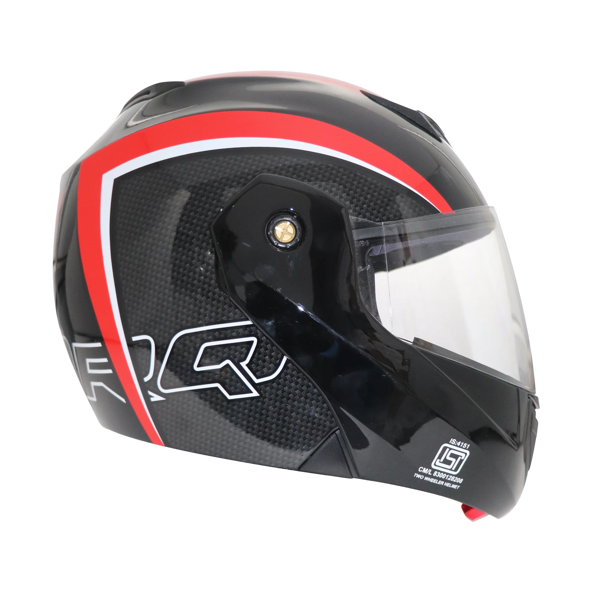 TVS Ntorq Edition Flip Up Helmet (Black Red) - Safety Meets Style - Image 5