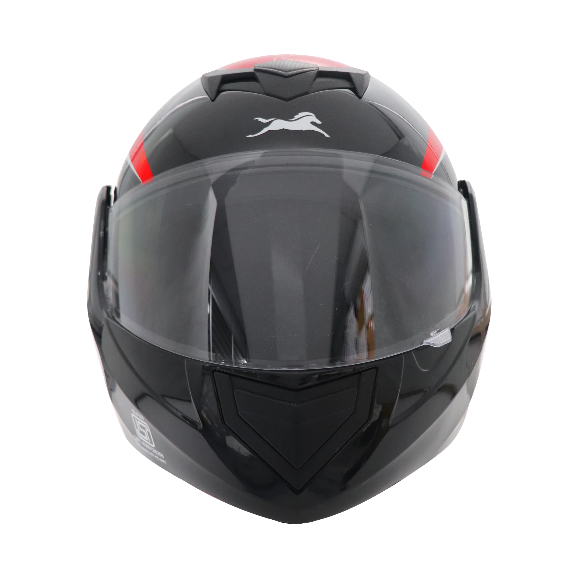 TVS Ntorq Edition Flip Up Helmet (Black Red) - Safety Meets Style - Image 6